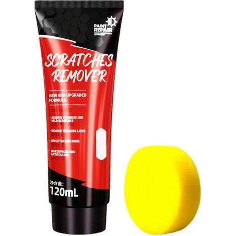 Kit de réparation des rayures pour voiture, pâte de 120 ml, fixation rapide, application facile, rehausseur de brillance (1/4)
