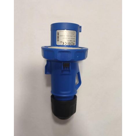 Prise industrielle 2P+T 16 A 220 V IP44 robuste – mod. 8213