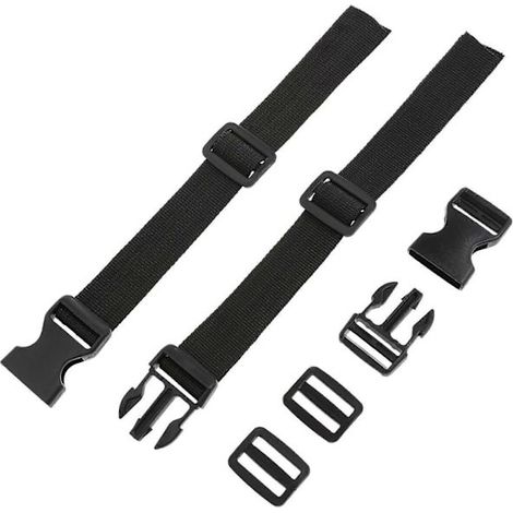 Lot de 2 sangles de sac de golf pour chariot, avec boucle de fixation rapide, réglables et résistantes (2025e anniversaire). (1/3)