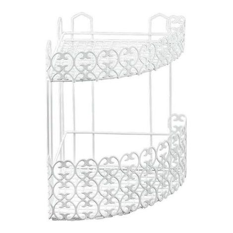 Étagère de salle de bain Florenz Angle 2P 25X25 H 31 Metaltex