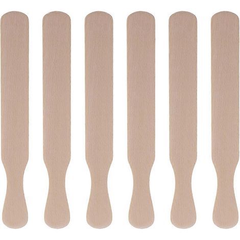 spatules en bois pour crêpes et omelettes-29.5X4X0.5cm (1/3)