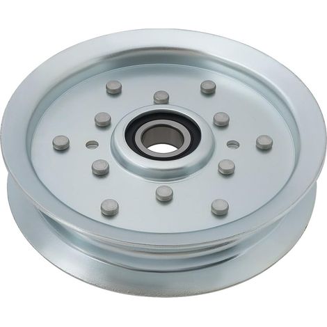 1 poulie de renvoi plate diamètre 17,0 x 132,6 mm AM135526 compatible avec X300 X304 X310 Argent (1/5)