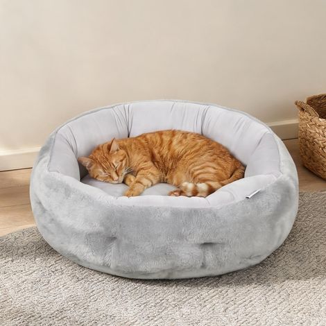 SunJet Arbre à chat, tour pour chat, Lit rond réversible pour chat - Réf. PNSE46B02SO2 (1/5)