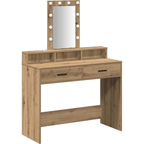 Maison Exclusive - Schminktisch mit Speicher Braun 100 x 41 x 140