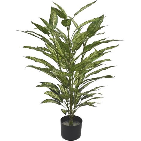 80cm Fire Retardant Aglaonema Bush with 72 Leaves