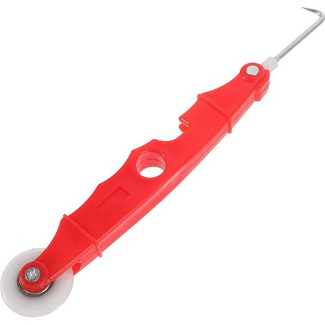 Outil de Roulement pour Moustiquaire de Fenêtre, Accessoire Pratique pour Installation et Réparation, Poignée Ergonomique et Rouleau Solide pour Écran Roulant (1/5)