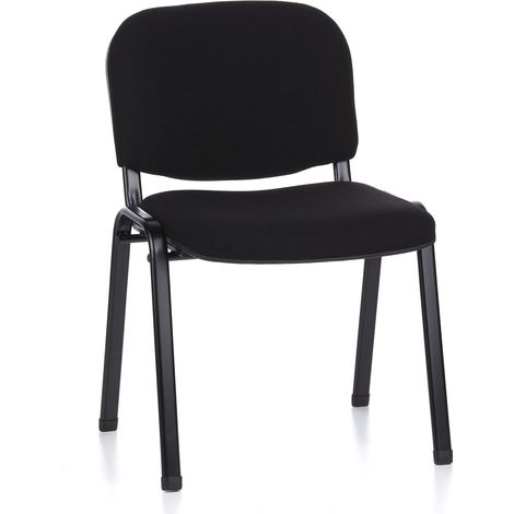 Konferenzstuhl / Besucherstuhl / Stuhl XT 600 schwarz/schwarz hjh OFFICE