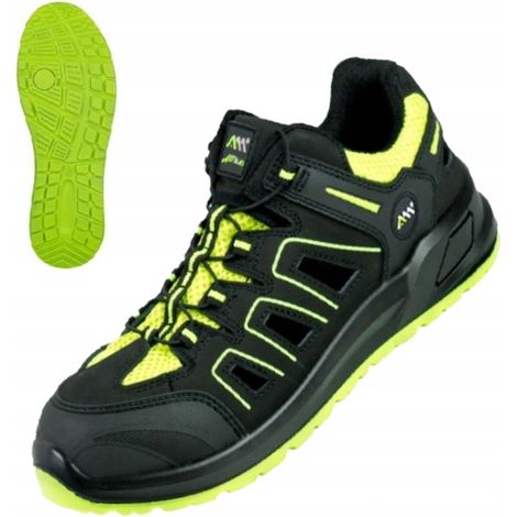 Sandalias de trabajo para hombre con puntera reforzada, ligeras, transpirables y protectoras, BHP 44