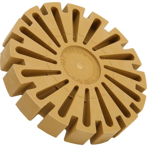 Roue de gomme abrasive 100mm pour perceuse, parfaite caravane et camping-car - Nettoyage rapide et efficace