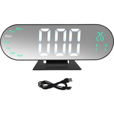 Digital Alarm Clock with RGB Light (White Lighting) (1/5)