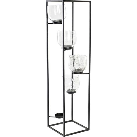 Holz/Goldmetalltisch 25x25x50cmélegant für alle Familienhäuser Dekoration für alle Umgebungen (1/4)