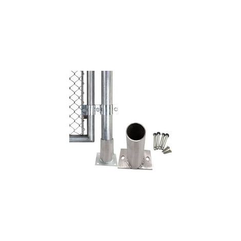 de base pour pergola Support de bride ronde de diamètre 120140150190200MM, supports de poteau de garde-corps de terrasse pour clôture fixe/boîte aux lettres(DIA 40 x 50MM(1.6 x 2IN)) (1/5)