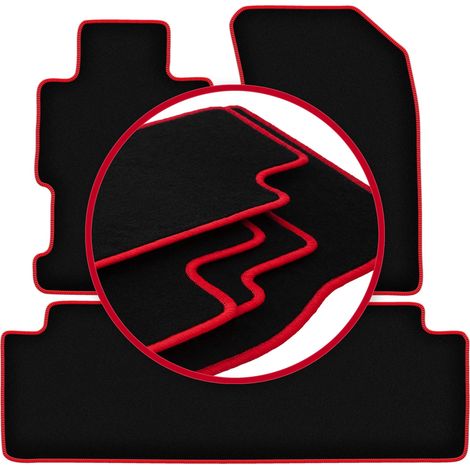 Alfombrillas CARLUX-RED para Honda Civic VII sedán (2001-2005)