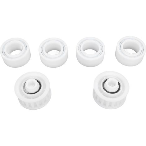 Ersatz-Führungsrollen für Poolreiniger, 4er-Pack, mit 2 Riemenscheiben, für Maytronics Dolphin (1/5)