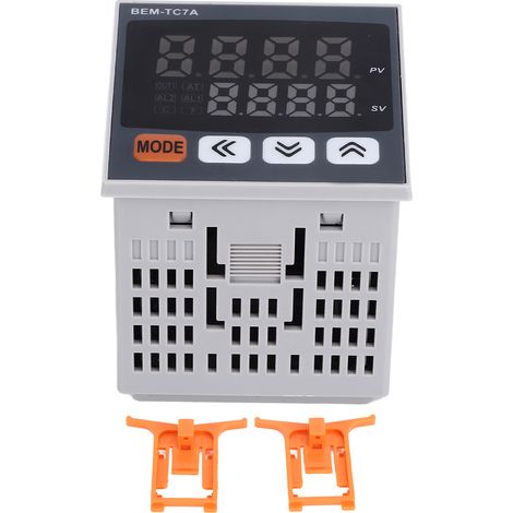 Régulateur de température PID 72x72mm afficheur numérique thermostat intelligent 100-240VAC (1/5)