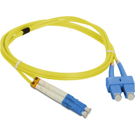 Cable de conexión dúplex SM LC-SC 9/125 5,0 m alantec