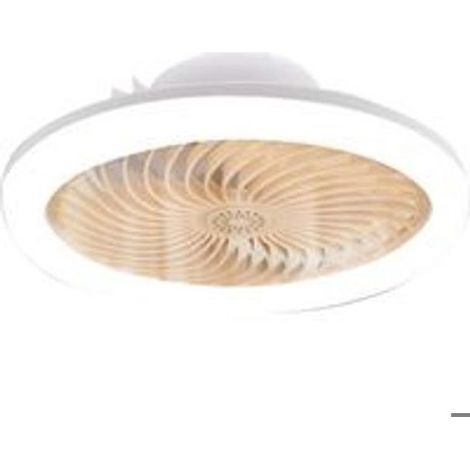 BelleRise – 3-in-1 Deckenventilator mit Leuchte – Leise, dimmbare LED-Beleuchtung mit Aromatherapie für Schlafzimmer, Weiß, 28 x 28 cm (1/5)