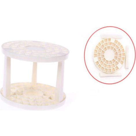 Soporte de plástico para pinceles, organizador de pinceles, soporte para artistas y el hogar. (1/5)