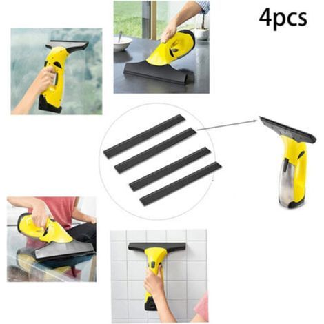 Raclette de nettoyage de vitres pour aspirateur Karcher, tête de remplacement, traction à lèvres 280mm WV50 WV60 WV70 WV75 WV2 /2 paires (1/5)