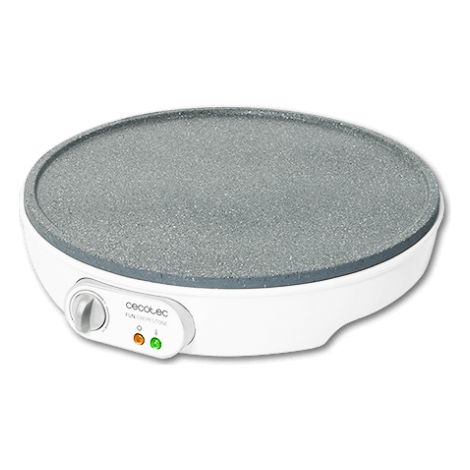 Cecotec Crepera Fun Crepestone Twin bianco 1200 W