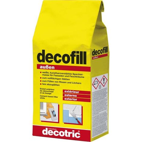 Decotric Decofill Außenspachtel 1 kg Fertigspachtel (1/4)