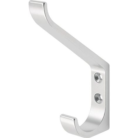 hermeta  Huthaken  0148  einfach  86,5  mm  aluminio  anodizado  plateado  135  mm  -  0148-01E