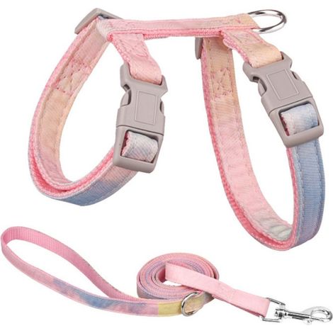 Harnais Pour Chat - Ligne De Marche Réglable En Nylon - Pour Sorties Extérieures - Taille Unique Adaptée Aux Chats Et Chatons (1/5)