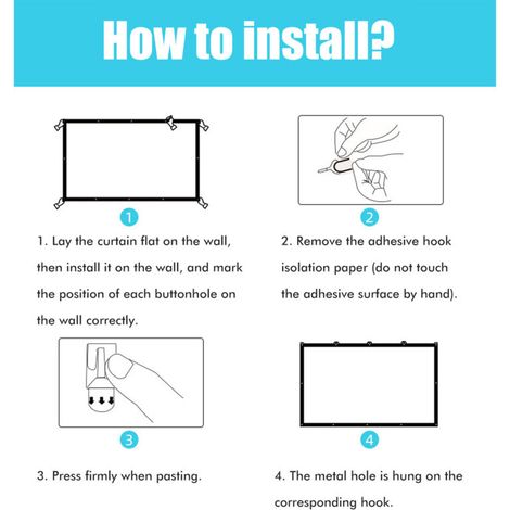 Écran de Projection Portable pour Cinéma en Plein Air, Jardin, Terrasse et Camping (1/5)