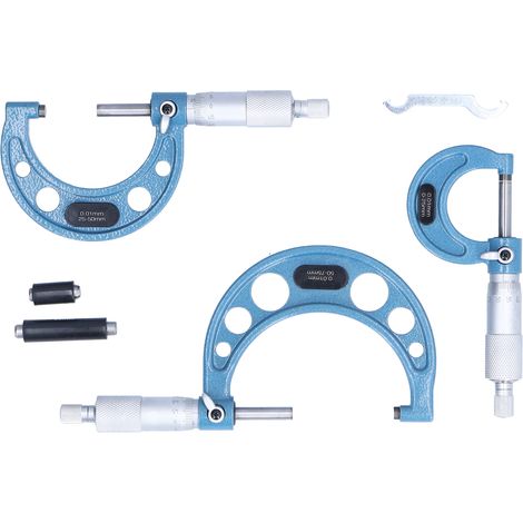 Micromètre extérieur acier à roulement outil mesure précision pièces 0,01mm (1/5)