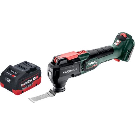 Metabo MT 18 LTX BL QSL Outil multifonction sans fil 18 V Brushless Starlock Plus + 1x batterie LiHD 5,5 Ah - sans chargeur (1/5)