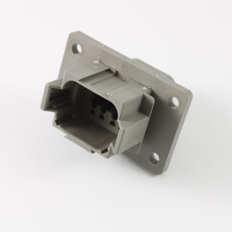 Deutsch DT04-08PA-LO12 Connecteur automobile 8 voies - embase femelle - Gris