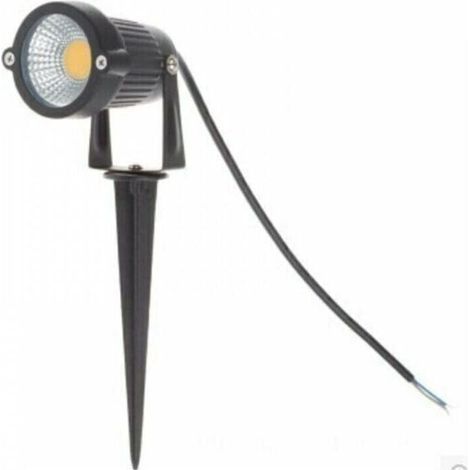 Projecteur Haute Tension 5w LED Blanc Chaud Projecteur de Jardin Réglable Eclairage Extérieur Jardin Terrasse (1/4)