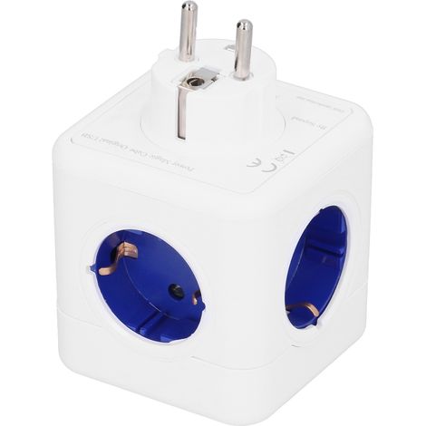 Prise EU Multiprise avec Ports USB et Sortie USB, Adaptateur Secteur sans Fil AC250V, Prise Multiple Universelle pour Voyage (1/5)