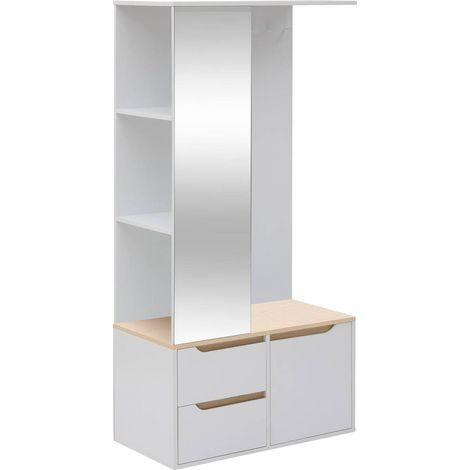 Armario luma rectangular, 80 x 170 cm, blanco - 5five (1/5)