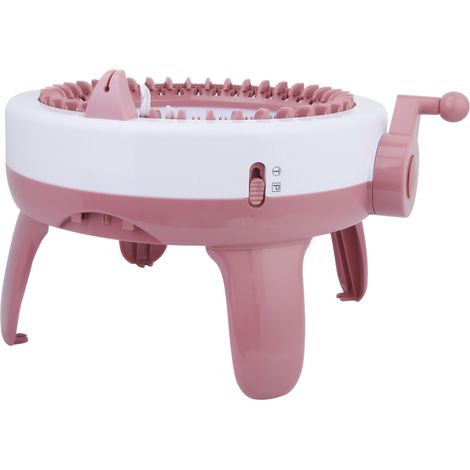 Machine à coudre et tricoter manuelle en plastique à faire soi-même, jouet de tissage pour enfants, accessoires (40 aiguilles) (1/5)