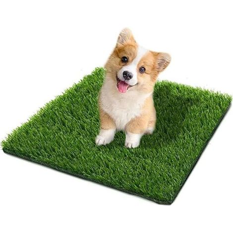 50X60CM Tapis de Gazon Artificiel pour Chien Tapis de Gazon pour Animaux de Compagnie Toilettes pour Chien en Gazon Artificiel Réutilisable pour Dresser Votre Chiot Convient (1/5)