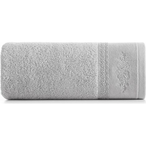 Toalla de baño Sisi 70x140 cm plateada (1/5)