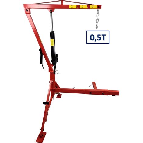 Grue Hydraulique de Levage Pick Up 0,5T avec Fixation Attelage
