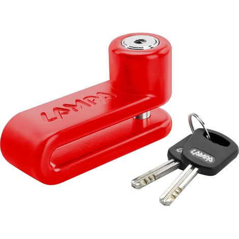 Pinch XL, lucchetto bloccadisco - Perno Ø 10 mm - Rosso (1/3)