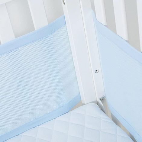 Tour de lit bébé – 4 côtés – Doublure en maille 3D pour une circulation d'air optimale