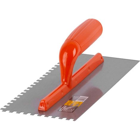 Glättkelle Strend Pro 0812.041 Basic, OrangeHand, Kunststoffgriff, 280x130 mm, e8, Stahl