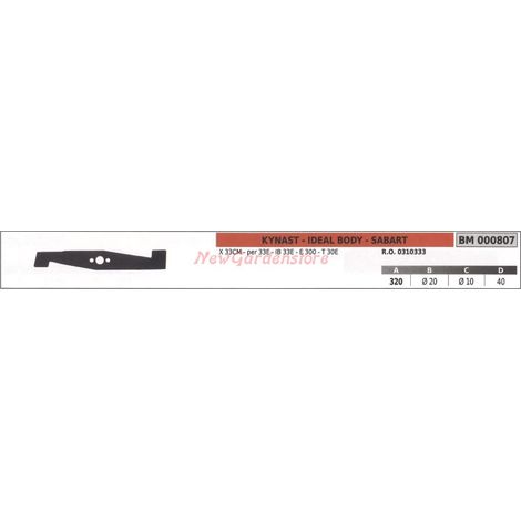 KYNAST X33CM Rasenmähermesser für 33E 000807