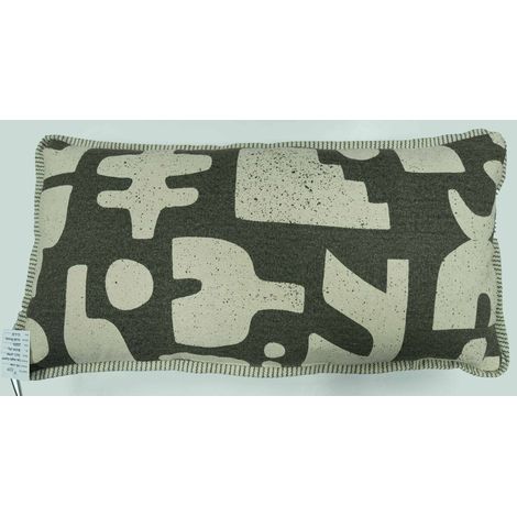 Cuscino da schiena nyero rettangolare 40x80 cm verde - Atmosphera créateur d'intérieur (1/2)