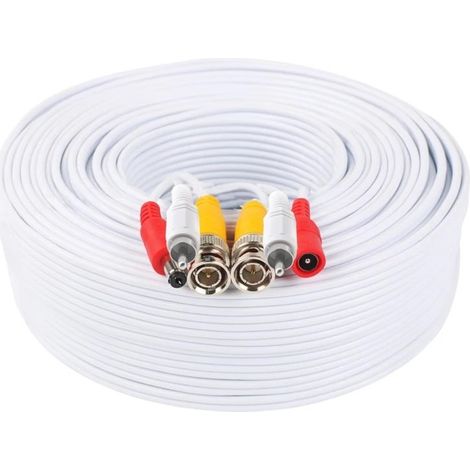 Cavo Da 20 Metri Per Telecamere Audio Video Ahd 1080P RCA BNC E Alimentazione