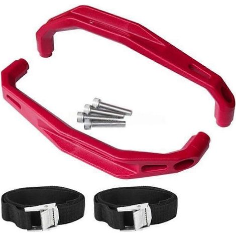 Poignées de maintien arrière en métal pour passager avant Yamaha Tenere 700 / XTZ 700 (modèles 2019 et ultérieurs) - Sangles d'arrimage incluses (1/5)