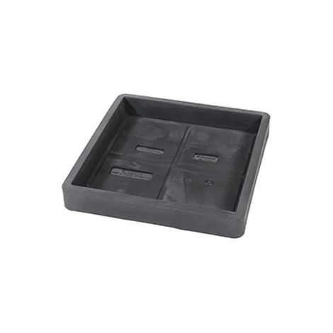 SOTTOVASO QUADRO SNQ 40CM GRIGIO ARDESIA PLASTECNIC