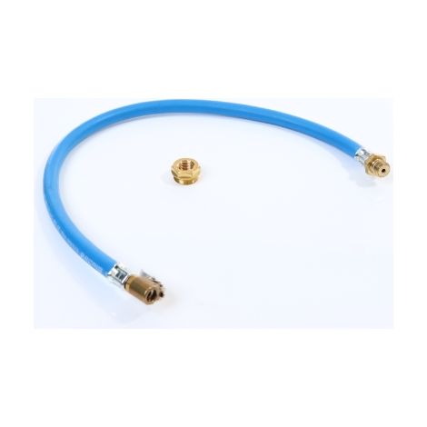 Momentstecknippel mit Schlauch 'blau' 0,5m