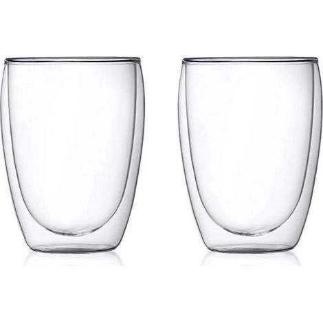 Coffret de 2 Tasse à café- 35 cl /Expresso /Espresso en Verre , Tasses à café Double paroi, Tasse Expresso Originale. (1/4)
