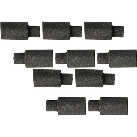 vhbw 10x spazzola carbone 3 x 2 x 6,5mm sostituisce Roco 89743 per locomotiva, modellismo trenino