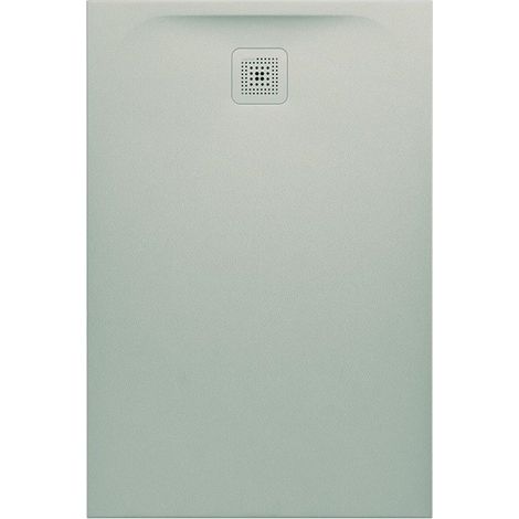 Receveur de douche LAUFEN PRO, rectangulaire, écoulement sur le petit côté 1200 x 800 x 33 mm, gris clair LAUFEN